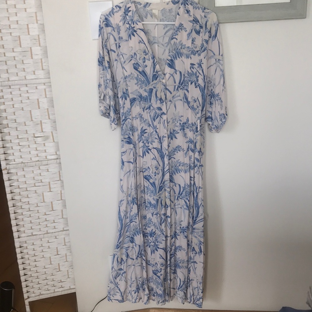 Flowing floral dress
